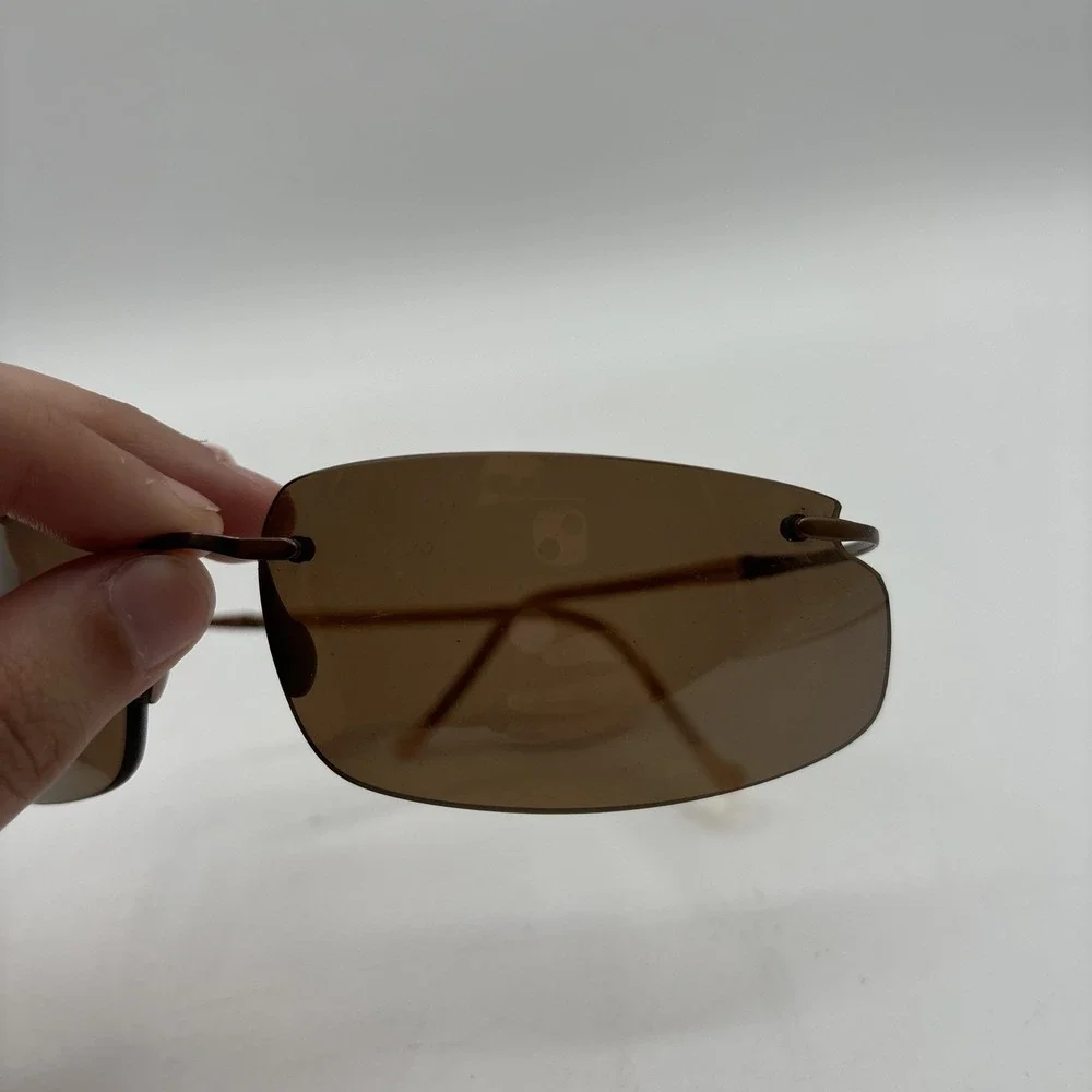 Maui Jim Big Beach MJ 518-21 Titanium Flex Polarized Lenses VTG
